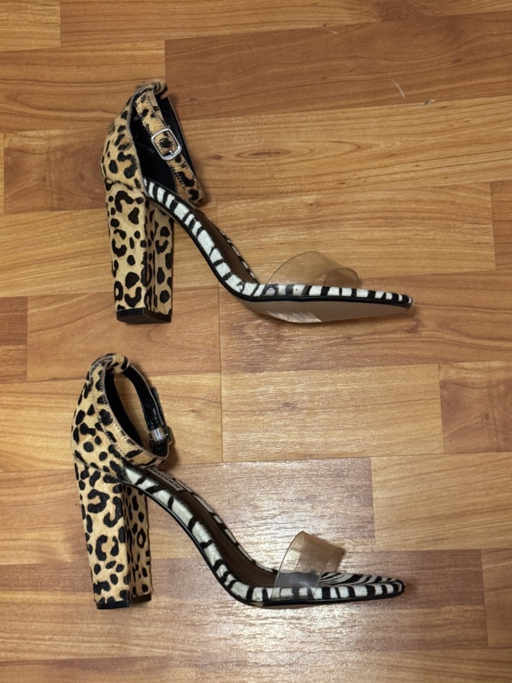 Steve Madden Carrson Open Toe Ankle Strap Heels NEW - Picture 3 of 9